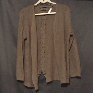 Dark green cardigan